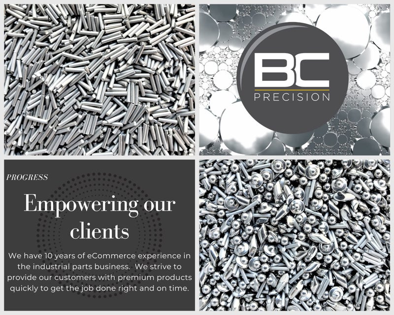 BC Precision 2 LB Stainless Steel Tumbling Media Pins - 0.047" Diameter, 0.255" Length - Image 2